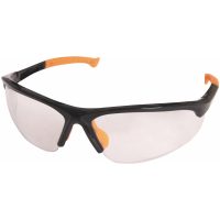 Beskyttelsesbriller, UV-beskyttelse, EN166, Sort/orange MALMBERGS