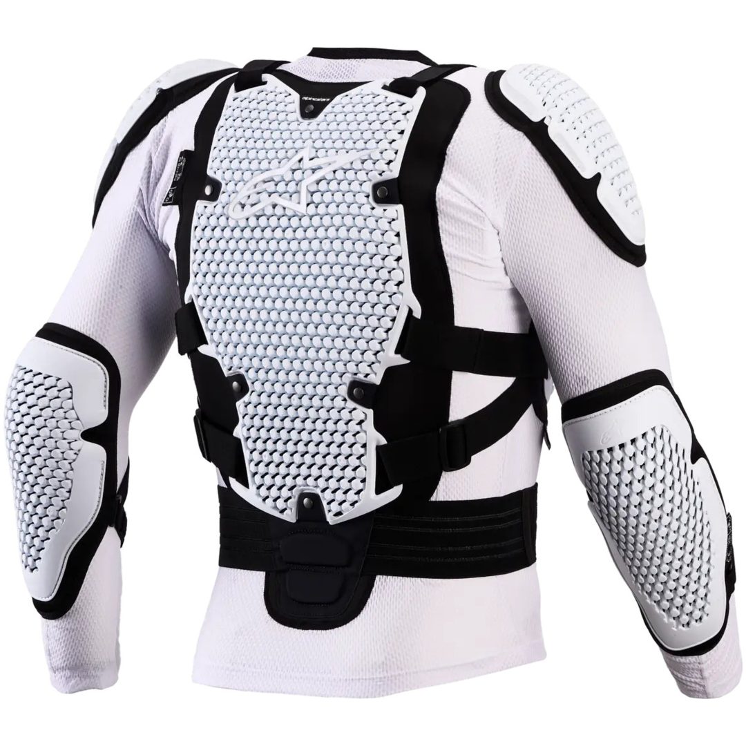Beskyttelsesjakke Bionic Action V3 Sort Hvid Alpinestars s – billede 2