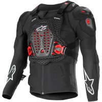 Beskyttelsesjakke Bionic Xtr Plasma Sort/rød/hvid ALPINESTARS