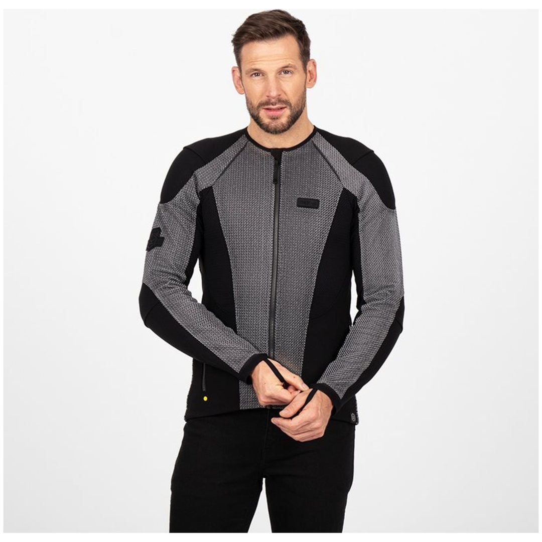 Beskyttelsestrøje Urbane Pro Mk3 Brynjesølv/sort Knox 3XL