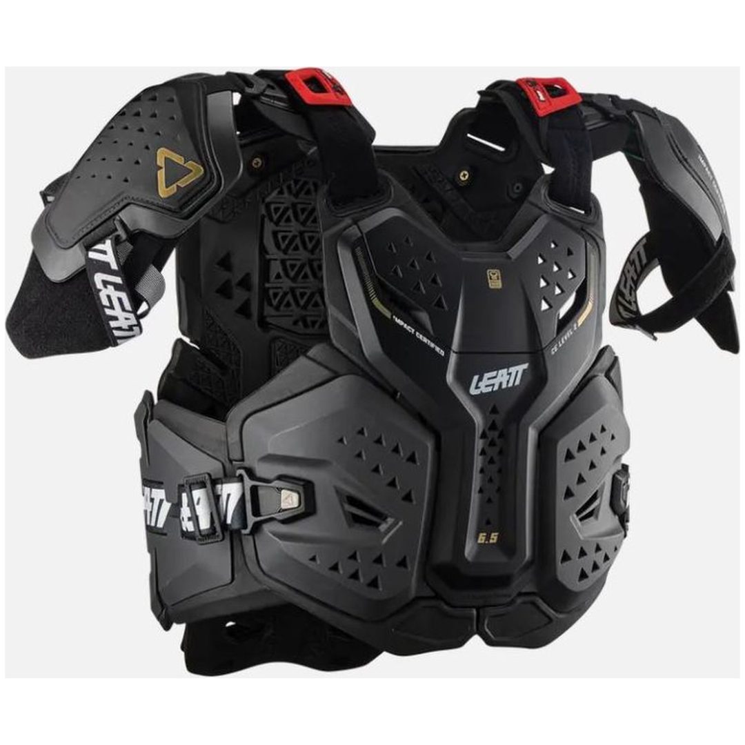 Beskyttelsesvest 6.5 Pro Sort/Grå Leatt Small/Medium – billede 4
