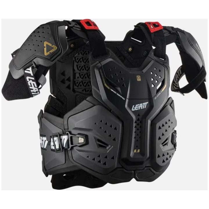 Beskyttelsesvest 6.5 Pro Sort/Grå Leatt Small/Medium – billede 4