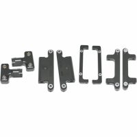Beslag til longboards og shortboards sort BARON