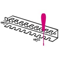 BETA Supports for Screwdrivers made rom sheet metal