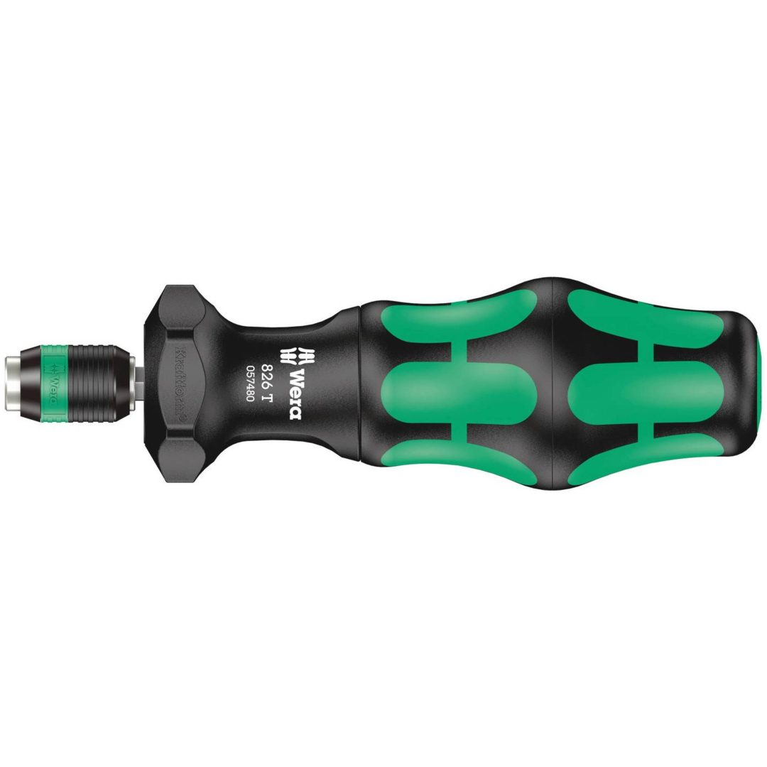 Bits skruetrækker 826 T Kraftform Turbo Wera BITSSKRUVTRÆKKER 826 T WERA