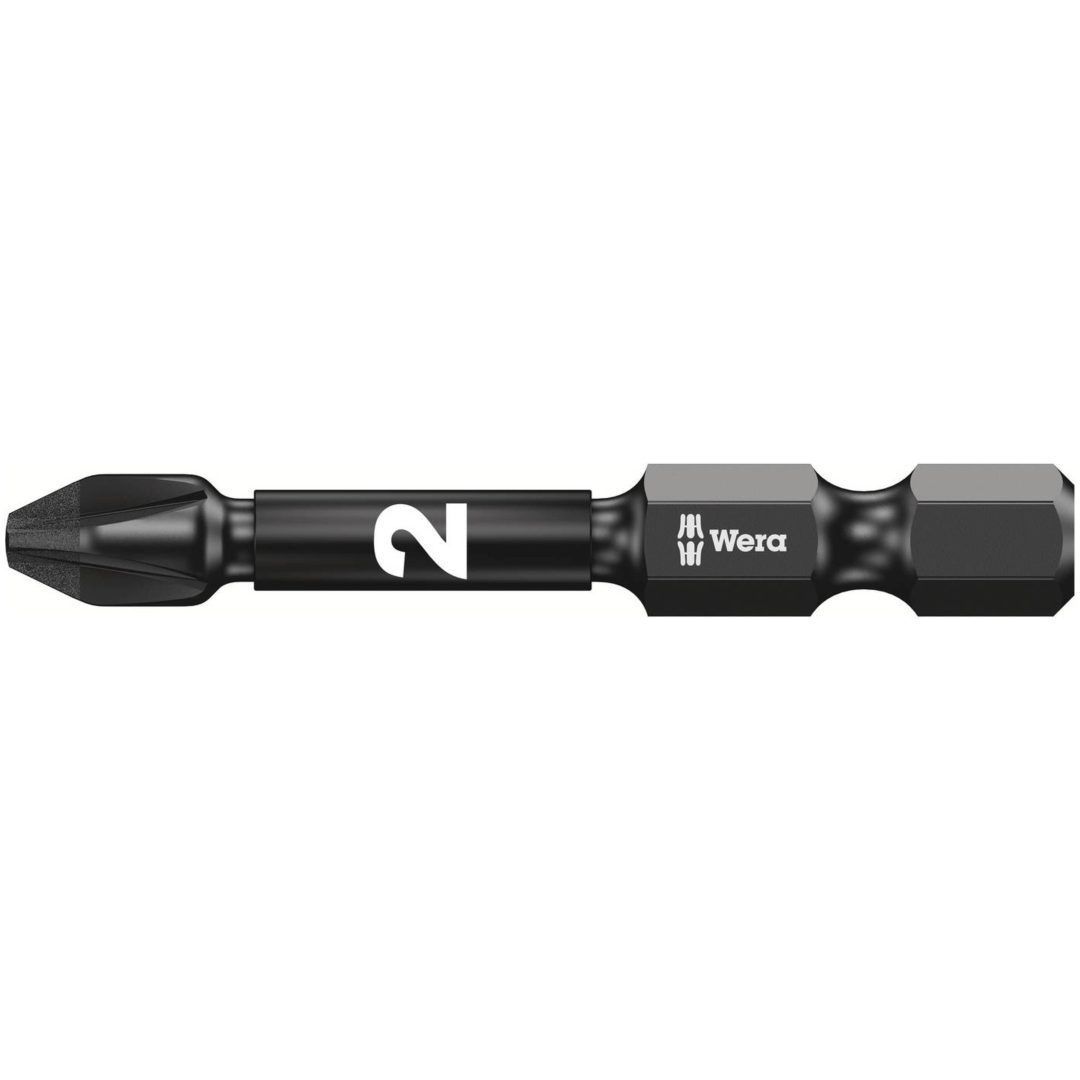 Bits til Pozidriv kryds-kærv Impaktor 855/4 IMP DC WERA BITS 855/4 IMP DC PZ2 SB 50MM