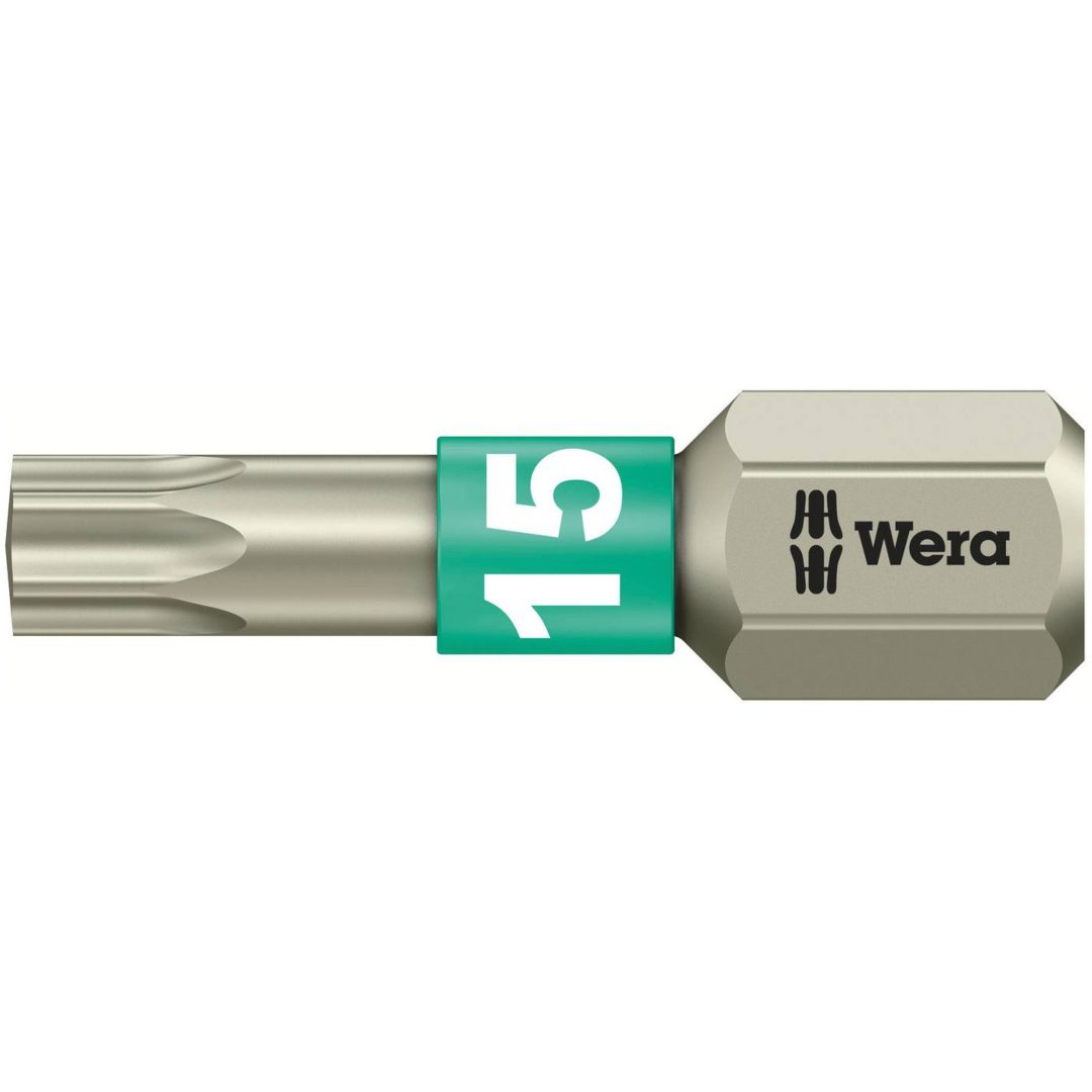 Bits til Torx-spor 3867/1 TS TX WERA BITS 3867/1 TS TX15X25MM