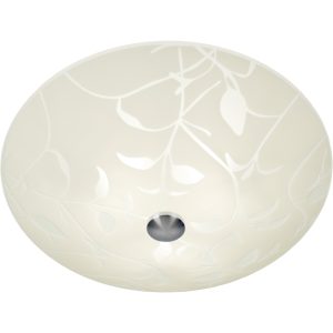 Bladverk Plafond 50cm, Hvid/stål ANETA HOME