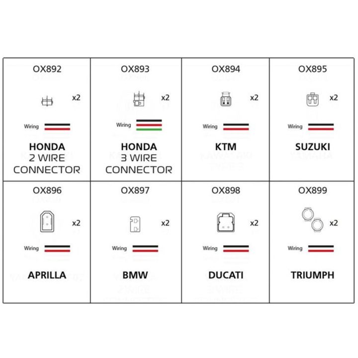 Blinklys Adapterkabel - Aprilia OXFORD Aprilia – billede 3