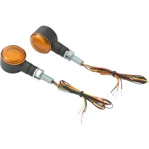 Blinklys D-Light Sekventielle LED Sort Røget DAYTONA