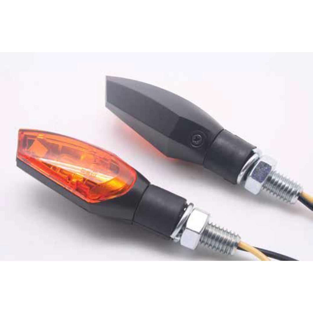 Blinklys E-mærket Orange/Sort PARTS EUROPE Blinklys