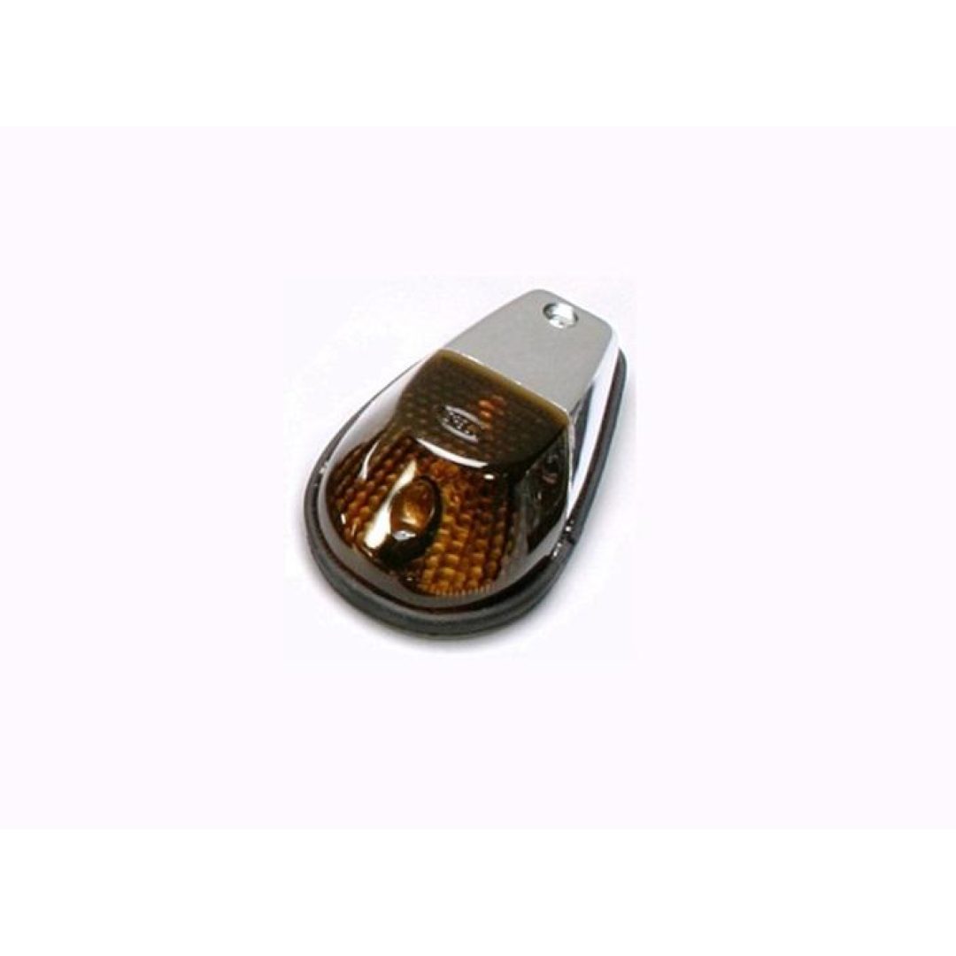 Blinklys Flush Mount Marker Lights Røget/Krom K&S Technologies MRKR FLSHMNT S/F CHR/SMK