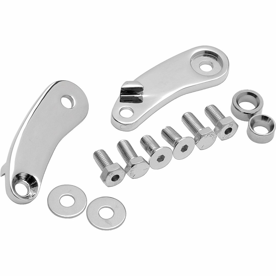 Blinklys Flyttesæt Foran Krom DRAG SPECIALTIES FRNT SIGNAL MNT 89-12