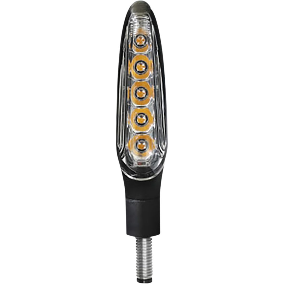 Blinklys LED Klar/Sort KOSO NORTH AMERICA Blinklys – billede 2