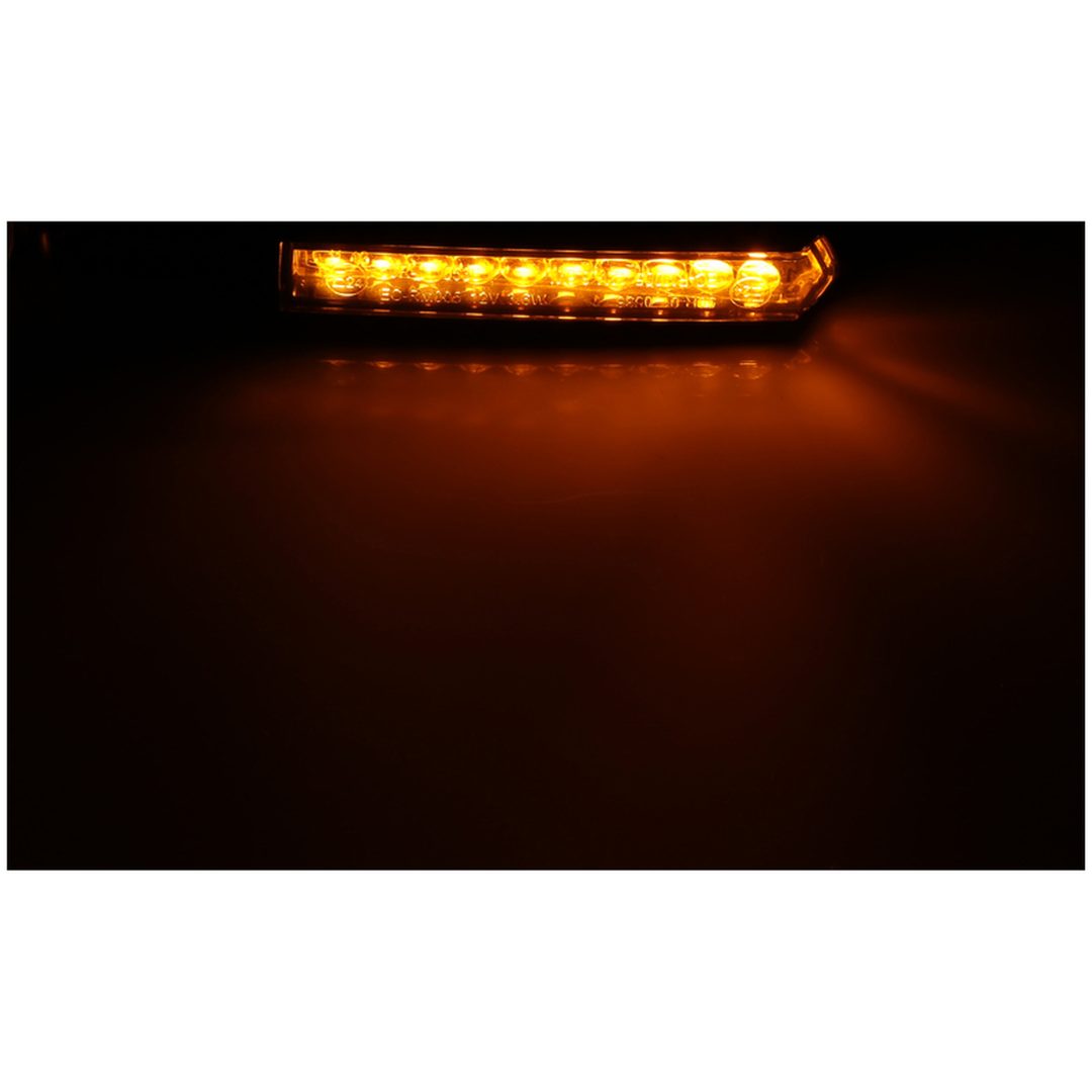 Blinklys LED Sekventiel Smart Run-TS Foran Sort/Røget HIGHSIDER – billede 3