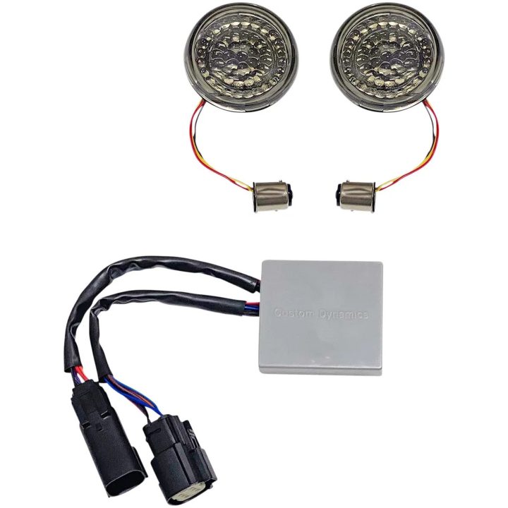 Blinklys LED Smart 1157 Bullet Røgfarvet CUSTOM DYNAMICS Blinklys – billede 3