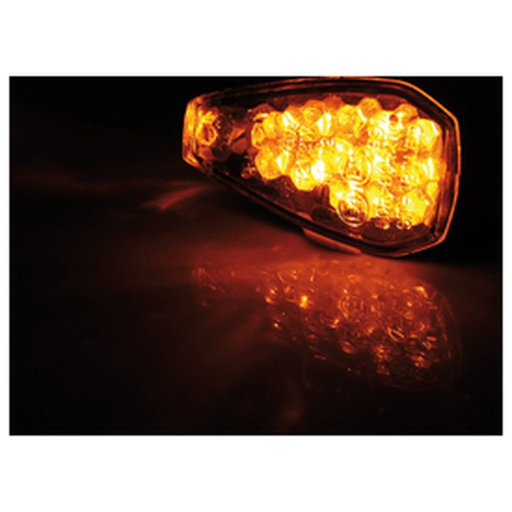 Blinklys LED Sort/Transparent HIGHSIDER – billede 4