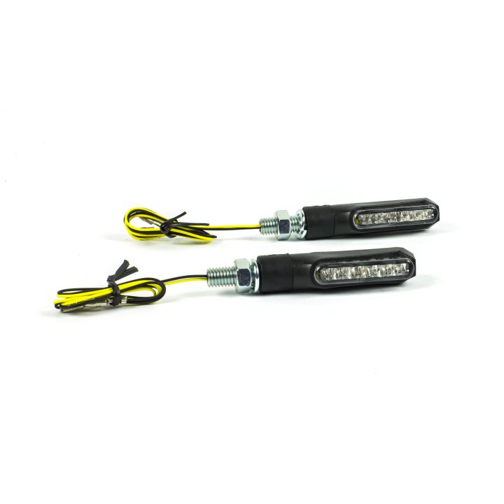 Blinklys LED Universal E-mærket Klar/Sort PARTS EUROPE Indikator – billede 2