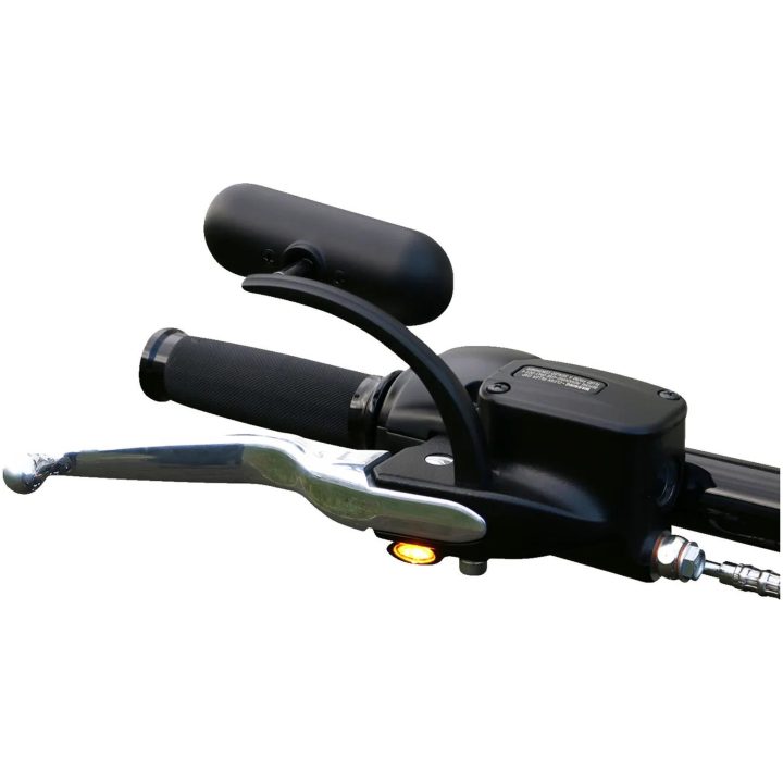 Blinklys Legit Elypse 2-1 Led Sort/Anodiseret KODLIN MOTORCYCLE Blinklys – billede 4