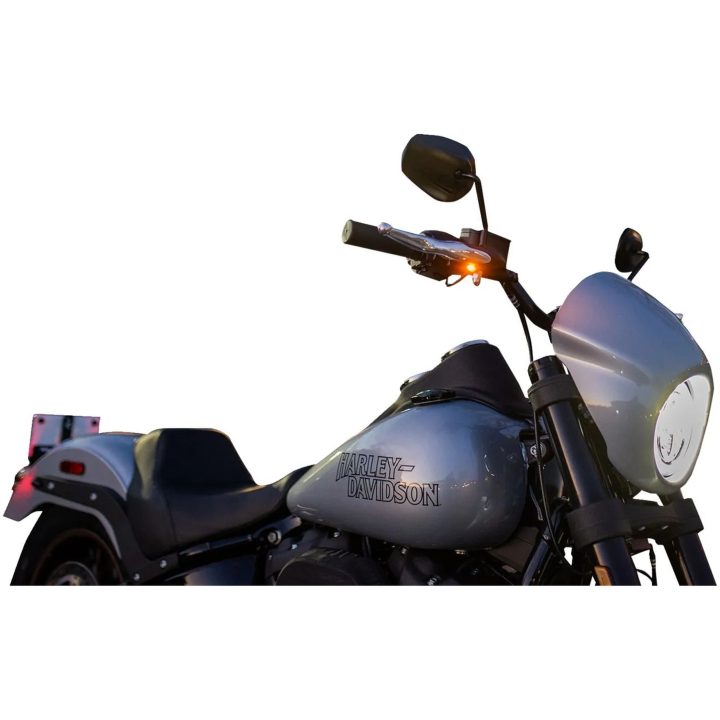 Blinklys Legit Elypse 2-1 Led Sort/Anodiseret KODLIN MOTORCYCLE Blinklys – billede 2