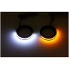 Blinklys med LED-kørelys Wrap-arounds™ Røgfarvet/Krom CUSTOM DYNAMICS Accentbelysning – miniature 2