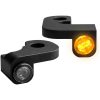 Blinklys Nano Series Styre Amber/Klar/Sort HEINZ BIKES Blinklys – miniature 1