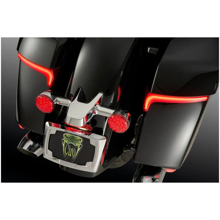 Blinklys og lygter Saddlebag Red Lens Rød CIRO Sidetaske lampe – billede 3