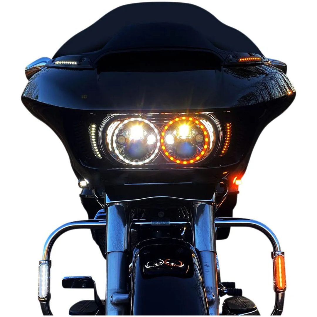 Blinklys Probeam Road Glide Røgfarvet/Sort CUSTOM DYNAMICS Blinklys – billede 11