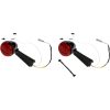 Blinklys Probeam® Rød Ring Led Rød/Krom CUSTOM DYNAMICS Blinklysenhed – miniature 2