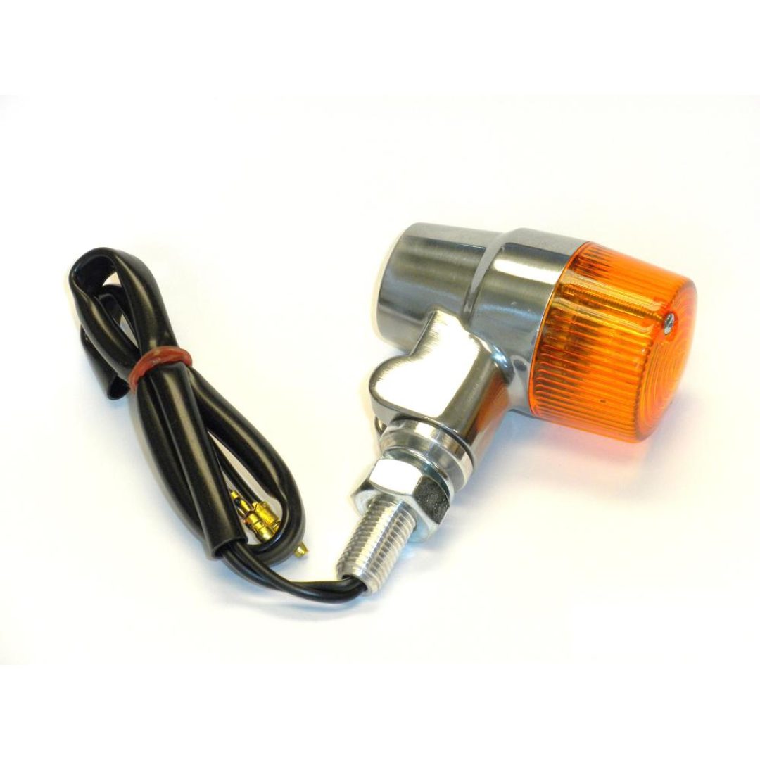 Blinklys Rund #3 Aluminium/Orange/Poleret K&S Technologies MARKR LGHT S/F AMB/ALUM