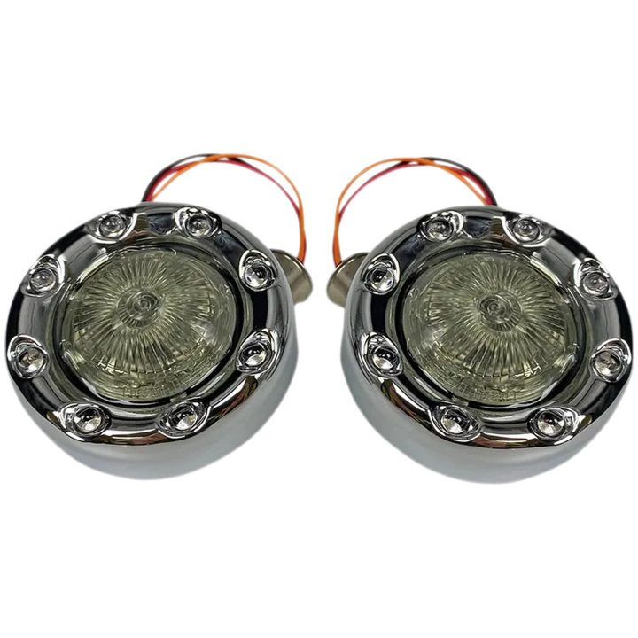 Blinklys Signal Bllt 1157 Krom/Rød CUSTOM DYNAMICS Blinklys – billede 2