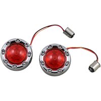 Blinklys Signal Bllt 1157 Krom/Rød CUSTOM DYNAMICS