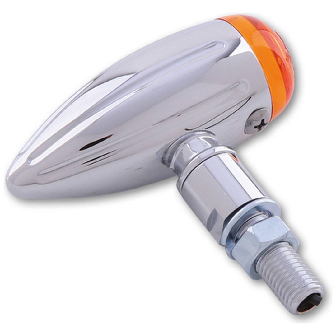 Blinklys smart Micro-Bullet Krom/Orange Glødelampe E-mærket HIGHSIDER – billede 4