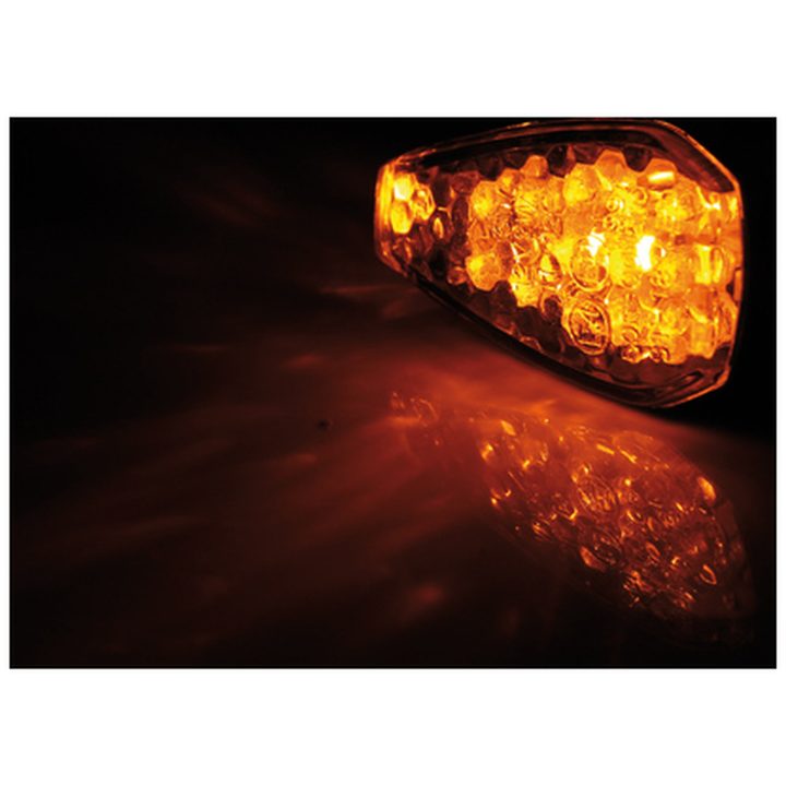 Blinklys Smart Peak LED Sort Transparent HIGHSIDER – billede 3