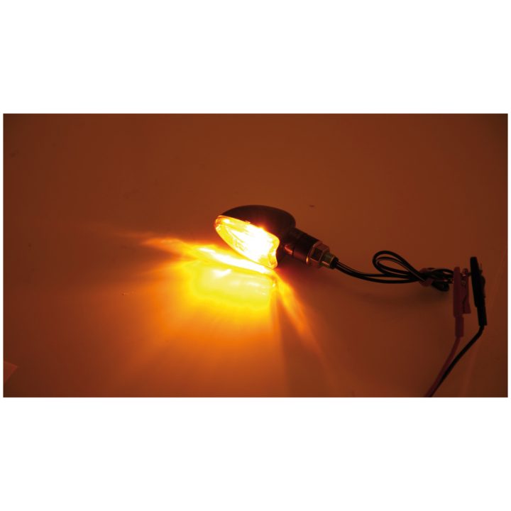Blinklys Sort/Orange SHIN YO – billede 3