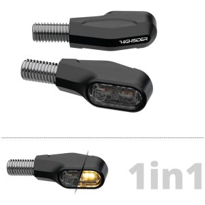 Blinklys Ventura-X LED Sort/Røgfarvet HIGHSIDER