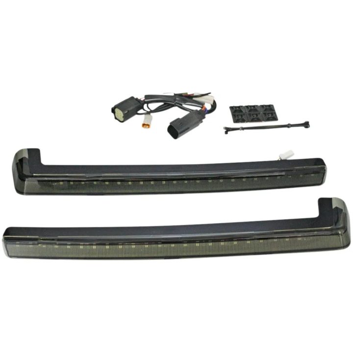 Blinklysarme Probeam® Led Røget/Rød/Sort CUSTOM DYNAMICS Tour Pak-armar – billede 2