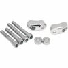 Blinklysbeslag Kort Til 39mm/49mm Gafler Krom DRAG SPECIALTIES MOUNT T/S 39/49MM – miniature 1