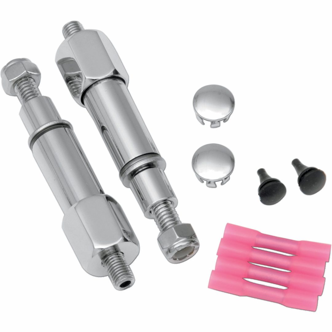 Blinklysflyttesæt Bag Krom/Sort DRAG SPECIALTIES RELOCATION KT T/S 00-10ST