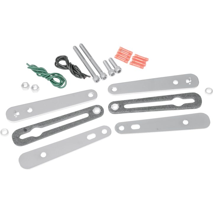 Blinklysflyttesæt Krom Turn Signal Relocation Kits SADDLEMEN TURN SIG RELOCATER SPRSTR – billede 2