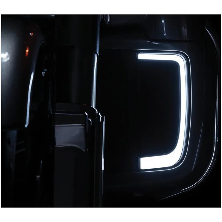 Blinklysindsats Tracer Led Klar/Krom KURYAKYN – billede 4