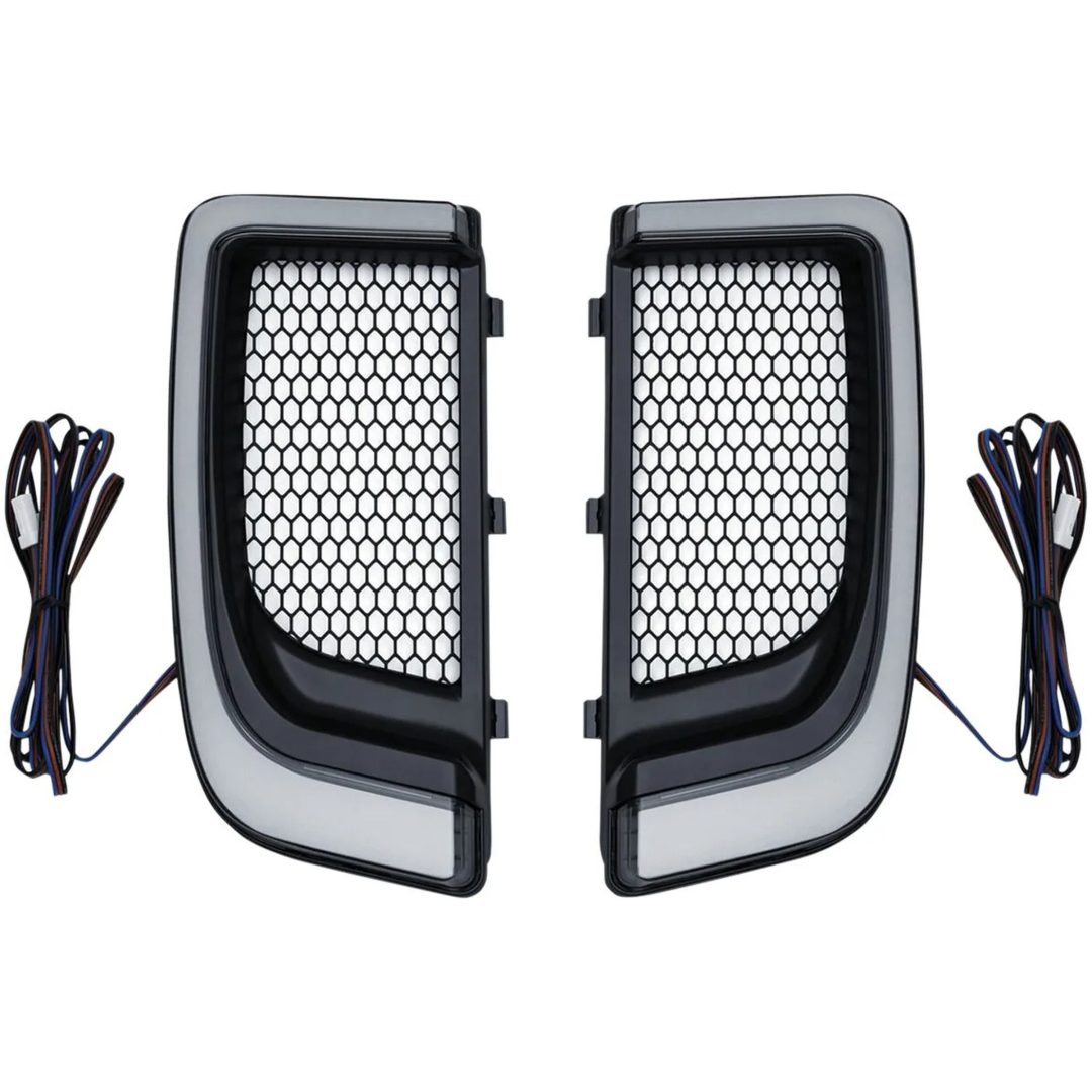 Blinklysindsats Tracer Led Klar/Krom KURYAKYN