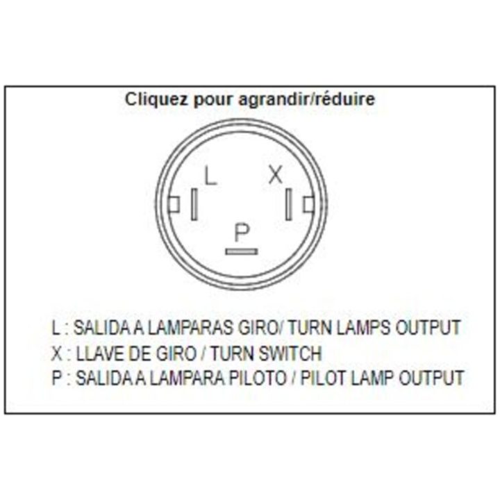 Blinkrelæ 3-polet 12V TECNIUM – billede 2