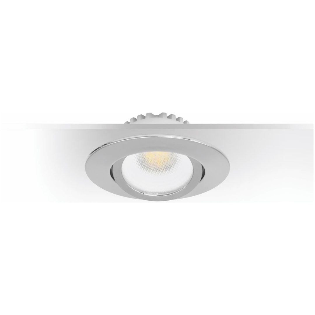 Bluetooth LED-downlight, MD-230 Tune, RGB/CCT, 5W, Krom MALMBERGS – billede 2