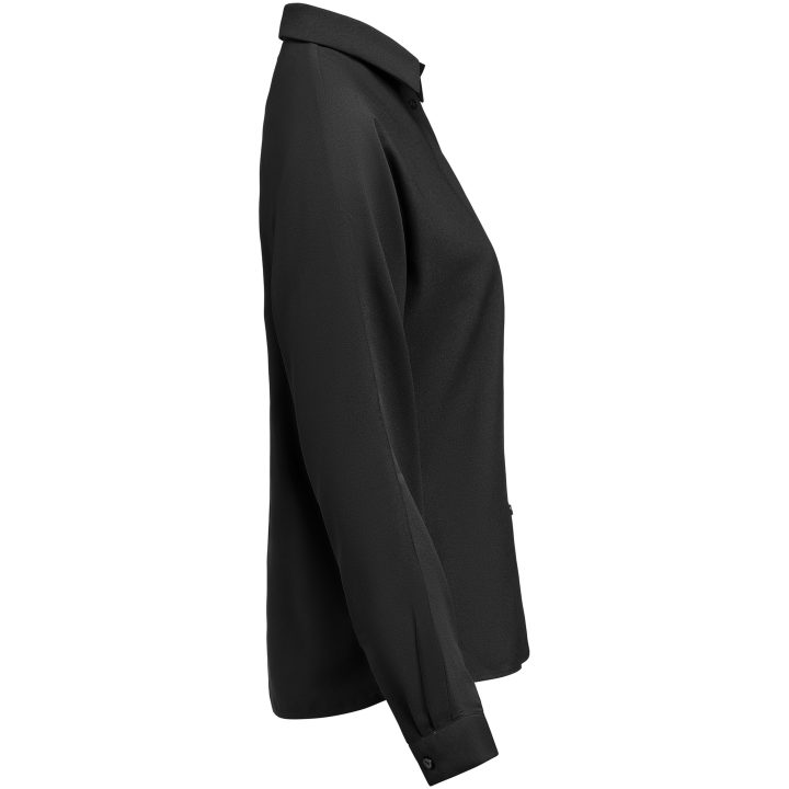 Blus Dam Crepe Satin Svart J.Harvest & Frost XS/34 – billede 2