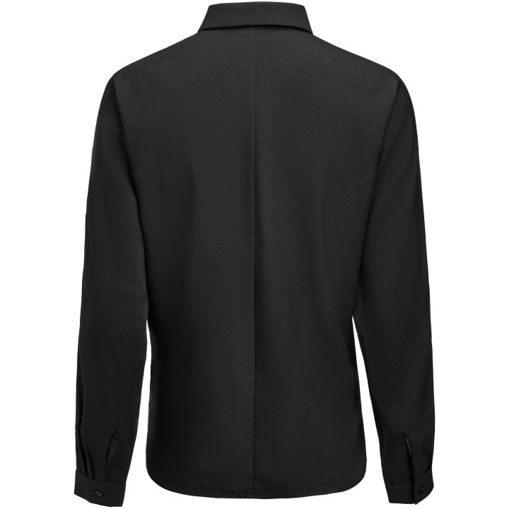 Blus Dam Crepe Satin Svart J.Harvest & Frost XS/34 – billede 3
