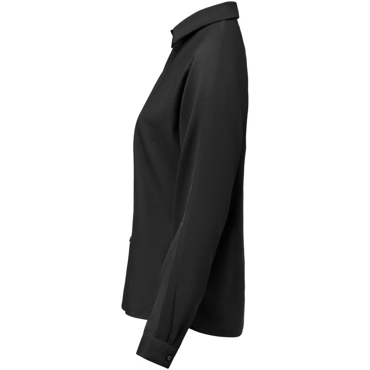 Blus Dam Crepe Satin Svart J.Harvest & Frost XS/34 – billede 4