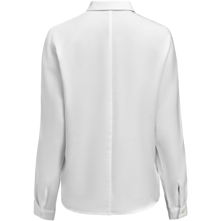 Blus Dam Crepe Satin Vit J.Harvest & Frost XS/34 – billede 3