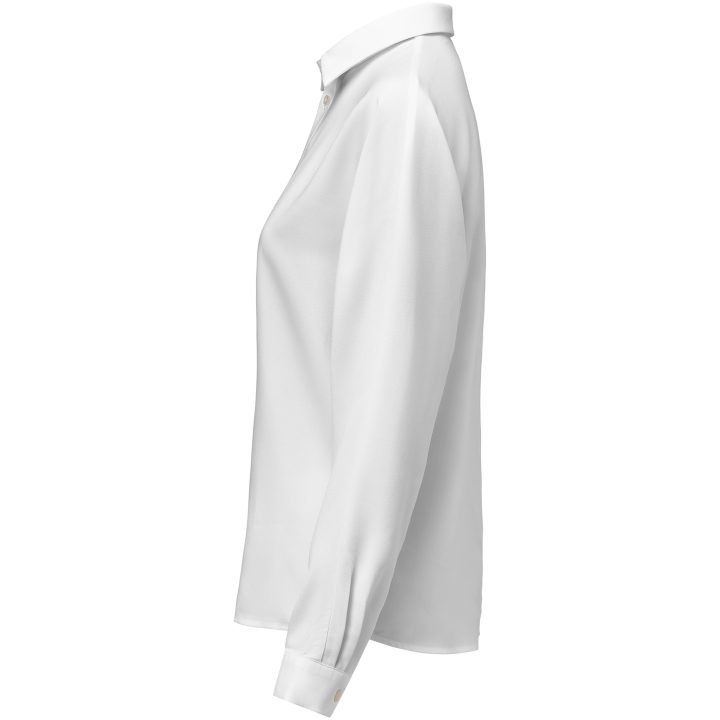 Blus Dam Crepe Satin Vit J.Harvest & Frost XS/34 – billede 4