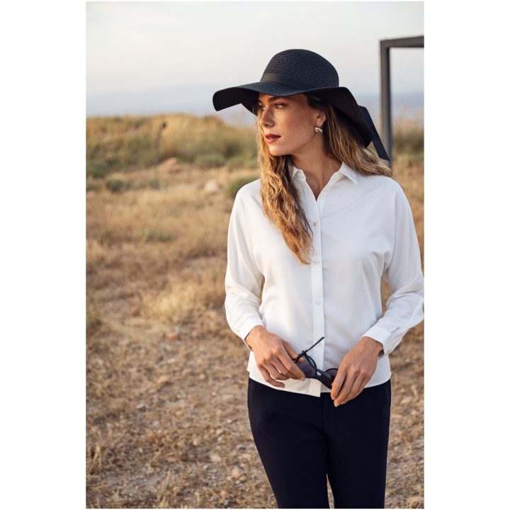Blus Dam Crepe Satin Vit J.Harvest & Frost XS/34 – billede 5